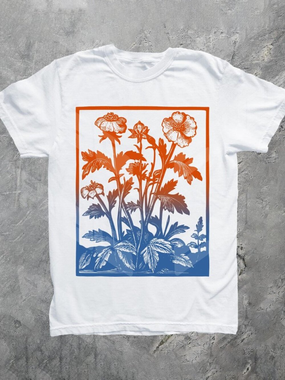 Retro Wildflowers Graphic Shirt 🌸🌼 | Vintage 90s Pressed Flowers Tee